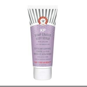 first aid, beauty, bump eraser body scrub only used once 2 oz